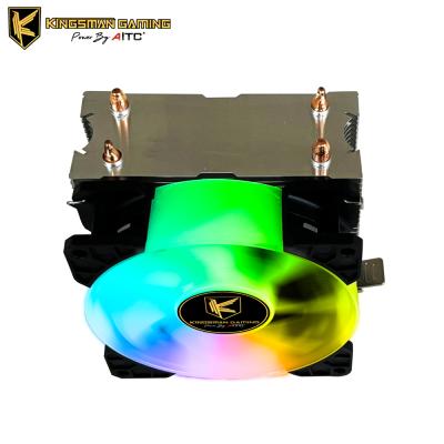 China Computer Case CPU Tower Fan With RGB U Shaped Copper Heatpipes for sale