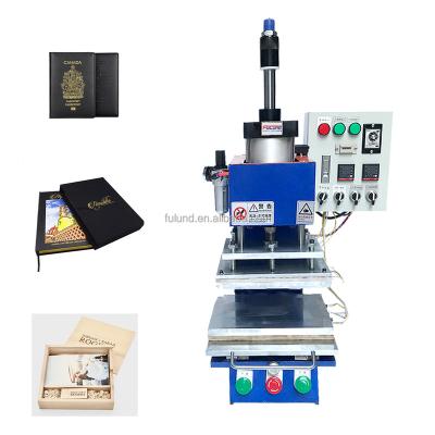 China Factory Automatic Foil Feeding Pneumatic Hot Foil Stamping Machine For Embossing Press for sale