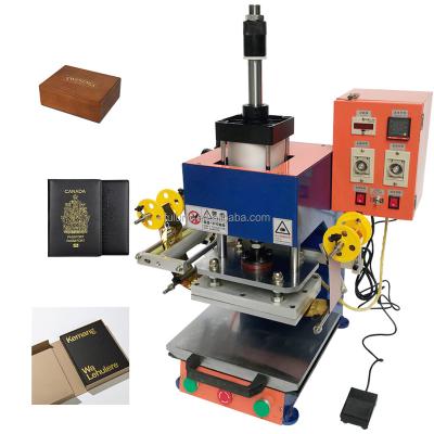 China Factory Stamper Leather Heat Seal Press Digital Pneumatic Hot Foil Embossing Stamping Machine for sale