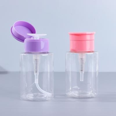 Cina Pompa vuota Flip Top Plastic Bottle 100ml 150ml 200ml del chiodo per i cosmetici in vendita