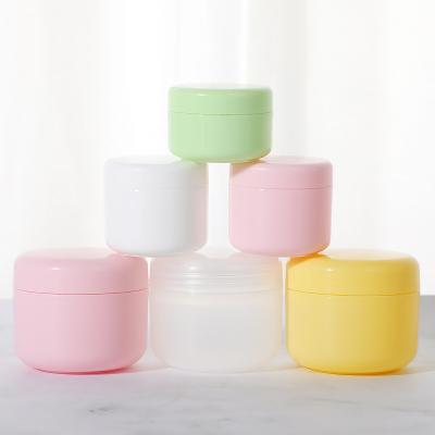 China 20g 30g 50g 100g Colourful Vazio PP Plastic Creme Lotion Jar Com Pull Tab à venda