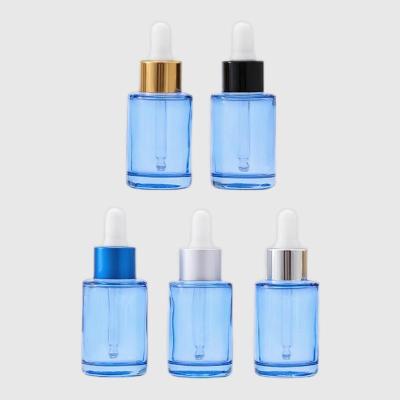 China van de de druppelaaretherische olie van 1oz 30ml van het het Druppelbuisjeflessenglas van het het parfumdruppelbuisje de flessenblauw Te koop