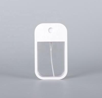 China 38ml 45ml Pocket Size Credit Card Shape Spray Bottle For Hand Sanitizer Perfume Plastic for sale