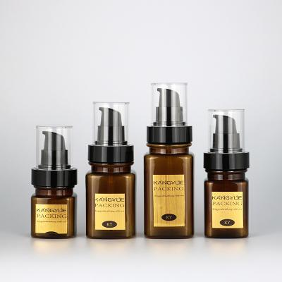 China Pulverizador de alumínio pequeno 40ml recarregável 60ml 100ml 120ml de Amber Glass Mist Bottle With 2 onças à venda