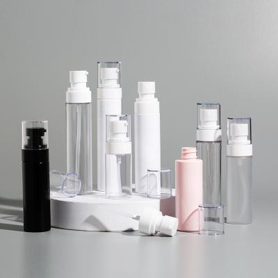 China Travel Reusable Plastic Airless Pump Bottles And Packaging Airless Bottles For Skin Care 150ml for sale