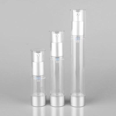 China 30ml Airless Pump Bottles 1 Oz 15ml 20ml Vitamin C Airless Serum Pump Bottles Mockup Pocket for sale