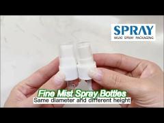 Travel Sub Bottling Fine Mist Spray Empty Bottle 20Ml Pet Refillable