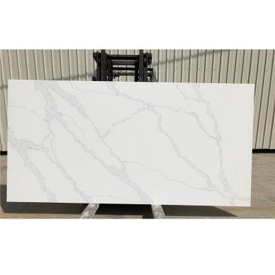 China Modern High Quality Artificial Quartz Stone Manufacturer China Carrara White Quartz Slab For Kitchen Countert for sale