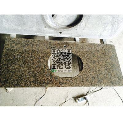 China Cheap Customized Modern Yellow Granite Countertops 0401 Granite Kitchen Countercops For Sale for sale