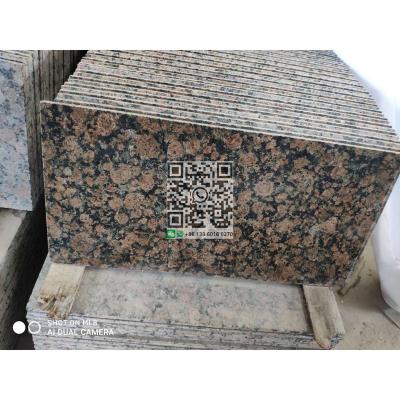 China Modern Chinese Natural Granite Brown Tiles and Baltic Stairs and Slabs for sale