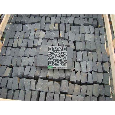 China Modern Chinese Cheap Black Basalt All Sides Natural Crack for sale