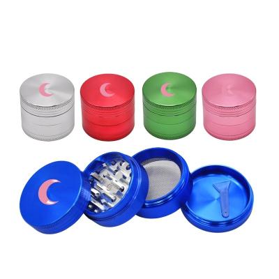 China Hot Selling Protable 4 Layers Portable Herb Hay Smoking Grinder Aluminum Alloy Smoking Grinder for sale