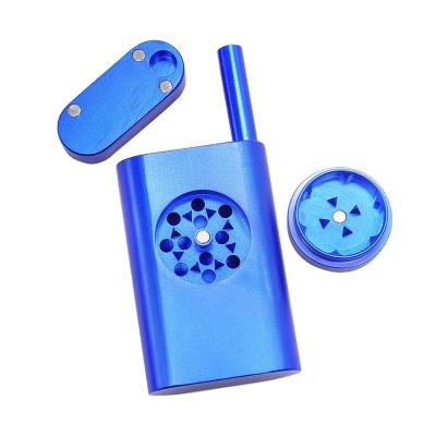 China Colorful Portable High Class Herb Grinder Aluminum Alloy Smoking Herb Crusher Smoking Accessory Set 70mm*50mm for sale