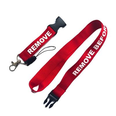 China Fashion Hot Selling Manufacturers Custom Printed Polyester Lanyard ID Card Lanyard Key Chain Lanyard for sale