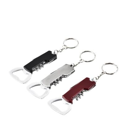 China Durable Portable Classic Style Stainless Steel Wine Beer Bottle Opener Twists Wine Opener for sale