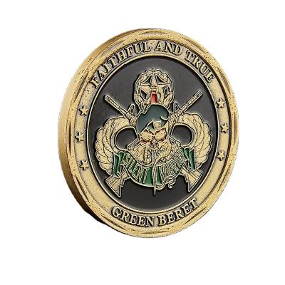 China Europe Gather Fashion Army Special Forces Liberty Freedom Coin Loyal Green Berets for sale