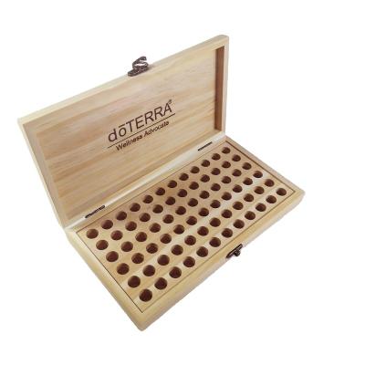 China Wholesale 72 Bottles 1ml 2ml European Essential Oil Box Doterra Wooden Box for sale