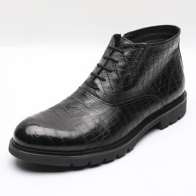 China Round Boots Good Quality Cool Fashion Wear Genuine Leather Boot For Men for sale