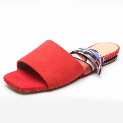 China Factory wholesale lady slipper red breathable fashion style lady slipper home flip flops lady slipper for sale