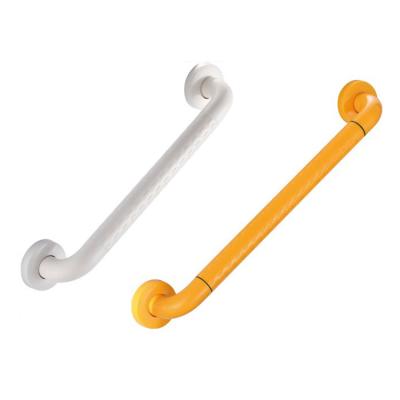 China Modern Handicap Wall Mount Rail Grab Rail Bathroom Toilet Safety Railing Anti-Slip Nylon Handrail ABS Plastic Straight Grab Bar For Handicapped for sale