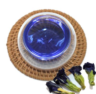 China Fresh Fragrant Blue Butterfly Blooming Pea Flower Tea Long Tea Highest Quality Health Care Shelf Life for sale