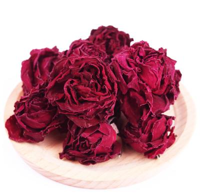 China 80Â ° C Brewing Well Made Healthy Beauty Fresh Cool Dry Place Petal-shaped Ink Red Rose Tea for sale