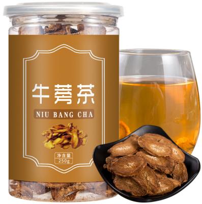 China Take an appropriate amount and make tea with hot water high cost performance dry burdock tea made from fresh burdock root beneficial to the throat for sale