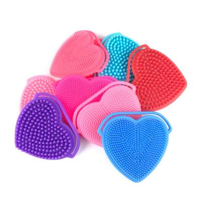 China For commercial & Heart Shape Eco-Friendly Daily Use Wholesale Silicone Deep Facial Cleansing Brush for sale