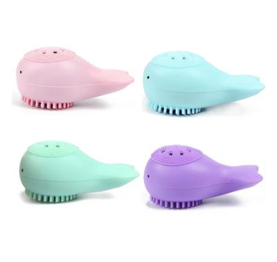 China Wholesale Price Portability High Quality Manual Soft Silicone DEEP CLEANING Facial Exfoliating Facial Cleansing Brush for sale