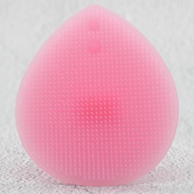 China Skin Cleansing Universal Silicone Super Soft Massage Baby Shampoo Hair Loofah Head Brush for sale