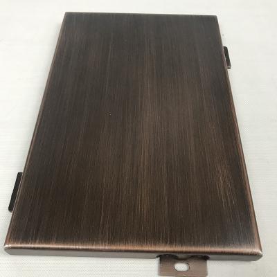 China Modern Wall Materials Panel Fireproof Outdoor Wall Cladding Facade Materials Panel Cladding Exterior Aluminum Veneer for sale