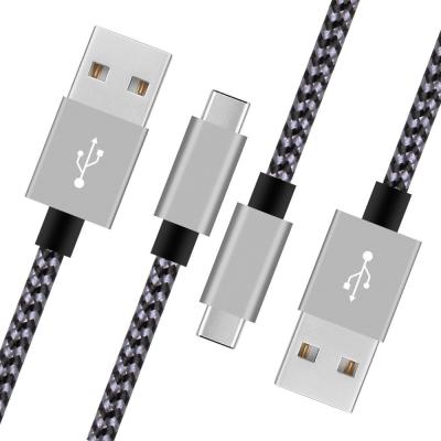 China MP3/MP4 Player 2019 Braided Fast Speed ​​3M Usb Type C Nylon Aluminum Cable, High Quality TYPE C Usb Cable for sale