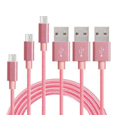 China MP3/MP4 Player Nylon Braided Original 3ft 10 cu ft Long Usb Charger Cable Meter Usb Micro 3.0 Cable Micro Usb Cable for sale