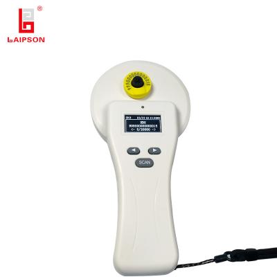 China 134.2Khz Handheld New White Laipson 134.2khz RFID Reader HDX Reader For Farm Management for sale