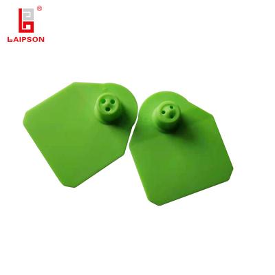 China 50mm Closed Head Tpu Plastic ISO Animal Ear Tag For Pig Sheep Farm for sale