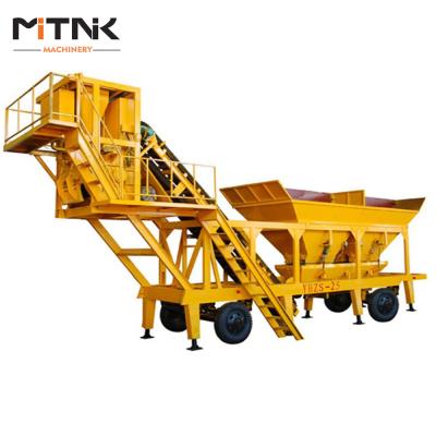 China 25m3/h Mobile concrete batching plant for sale,mobile concrete plant price for sale