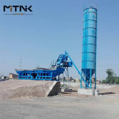 China Fully Automatic HZS75 Bucket Skid Type Concrete Ready Mix Plant  Fully Automatic HZS75 Bucket Skid Ty for sale