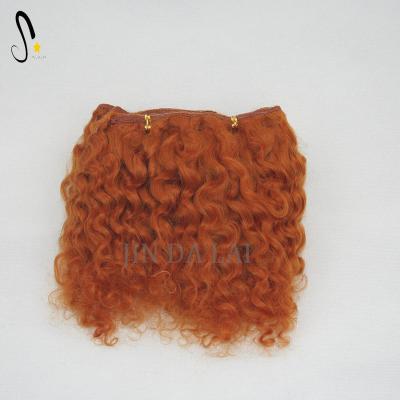 China Fashionable curly soft Angola mohair wefts for DIY for dolls for sale