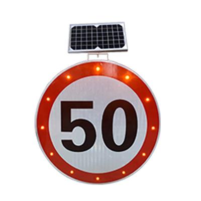 China Aluminum& Galvanized Sheet Customized Aluminum Led Solar Traffic Warning Sign Road Safety Board for sale