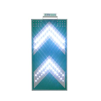 China Aluminum Alloy Square Sign Post Aluminum Solar Broken Arrow Trailer Led Light Traffic With Ce for sale