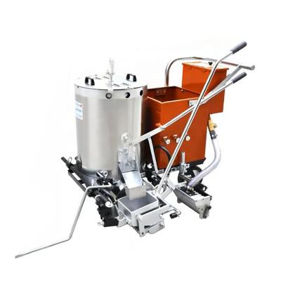 China Automatic Hot Melt Single Gun Sidewalk Road Marker Paint Thermoplastic Road Marking Machine for sale