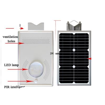 China ROAD Solar Lighting Nokin 12W LED Integrated Solar Street Light With Pole for sale