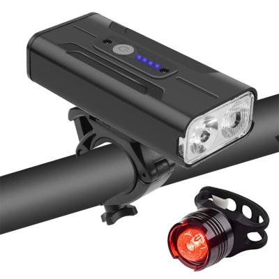 China Bicycle Bikelight Set 7 Modes LM LED Super Bright Waterproof Rechargeable Bicycle Headlight IP65 USB Recycling Riding Lamp 1000 Flashlight for sale