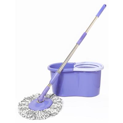 China New High Grade Sustainable Design Quick Clean Microfiber Extruded Flat Mop Double Drive Mop Bucket Set for sale