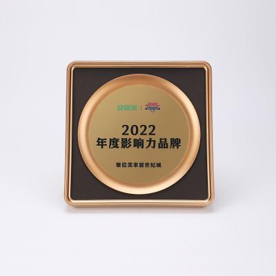 China Marriage favors & Custom Appreciation Engraved Sublimation Award Plaque Bridal Party Gifts Reward Plaques Metal for sale