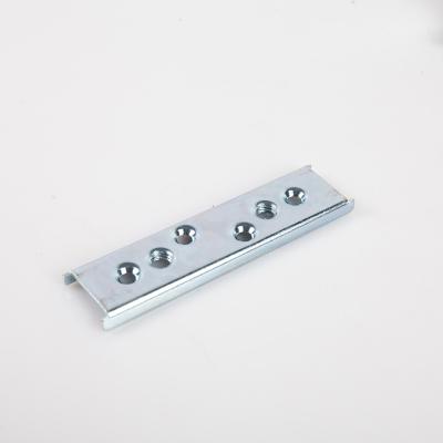 China Industrial Wholesale Durable HJS Hardware Iron Metal Rail Hinges For Bed Frame Wood Connectors Hinges for sale