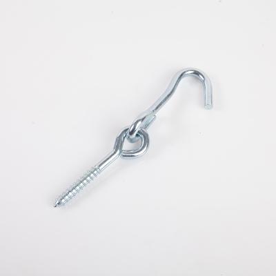 China Universal Wholesale Single Iron Heavy Industry HJS Hardware Screw Wall L-Shaped Hook for sale