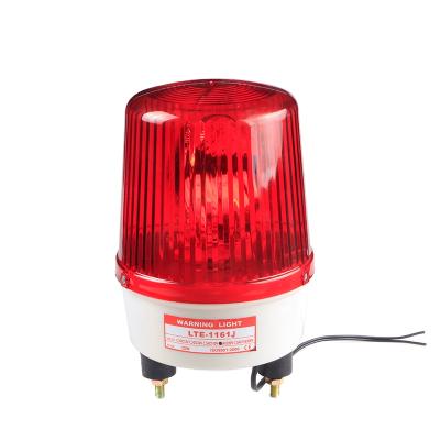 China LTE-1161J plastic rotating warning light led solar flashing warning lights with buzzer for sale