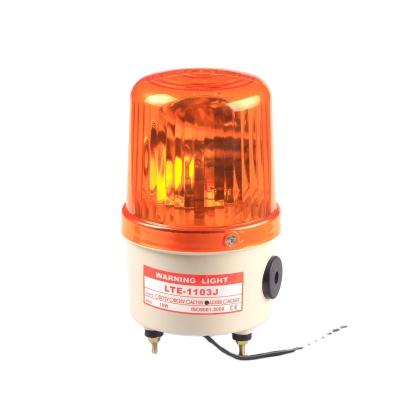 China Plastic LTE-1103J Led Traffic Lights Road Safety Solar Flashing Warning Light for sale