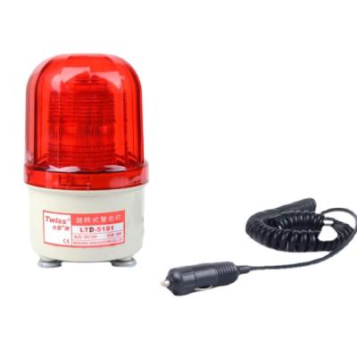 China AC380V LTE-5101 LTD-5101 3W LED AC380V Plastic Red Solar Traffic Safety Warning Lamp for sale